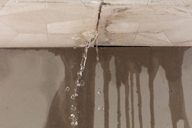 Professional Sewage Cleanup technician working in Old Washington, OH